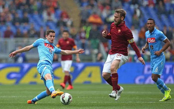 de rossi azione roma napoli