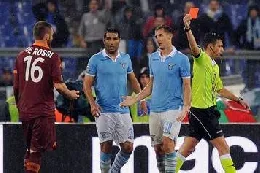 de rossi dias klose espulsione derby 1111121