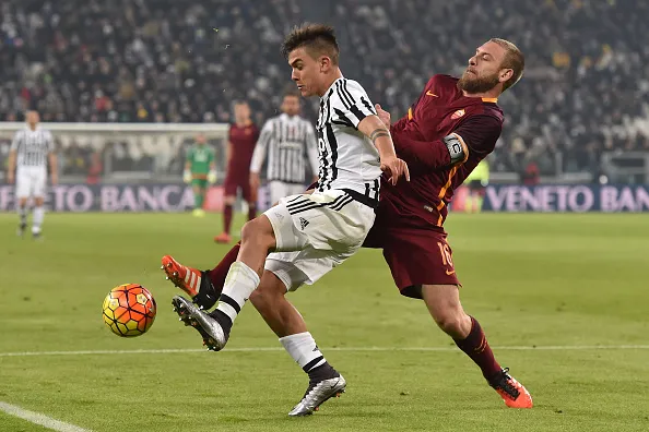de rossi dybala juve roma