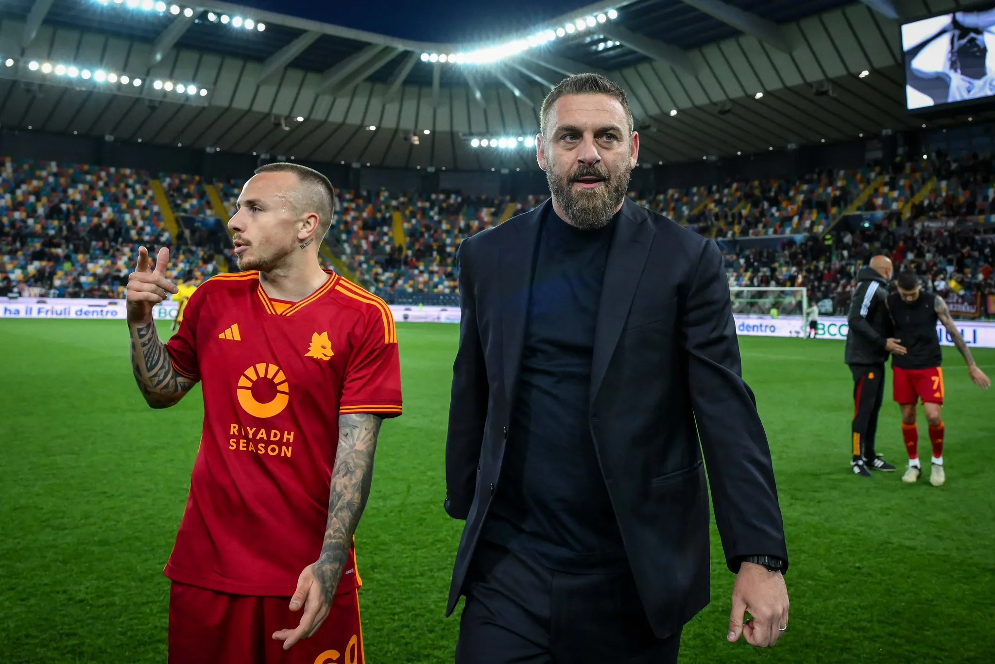 de rossi e angelino udinese roma