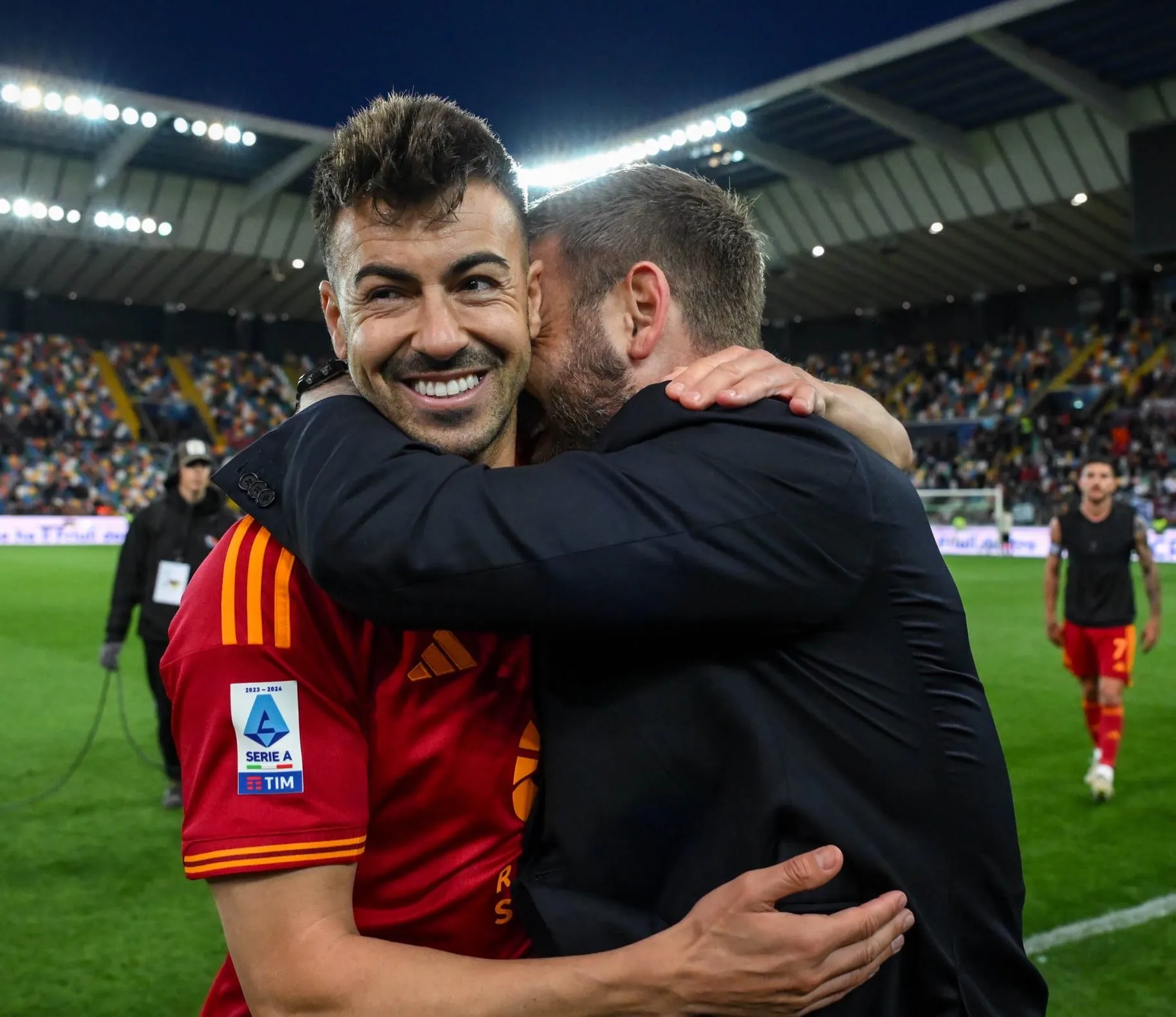 de rossi e el shaarawy udinese roma