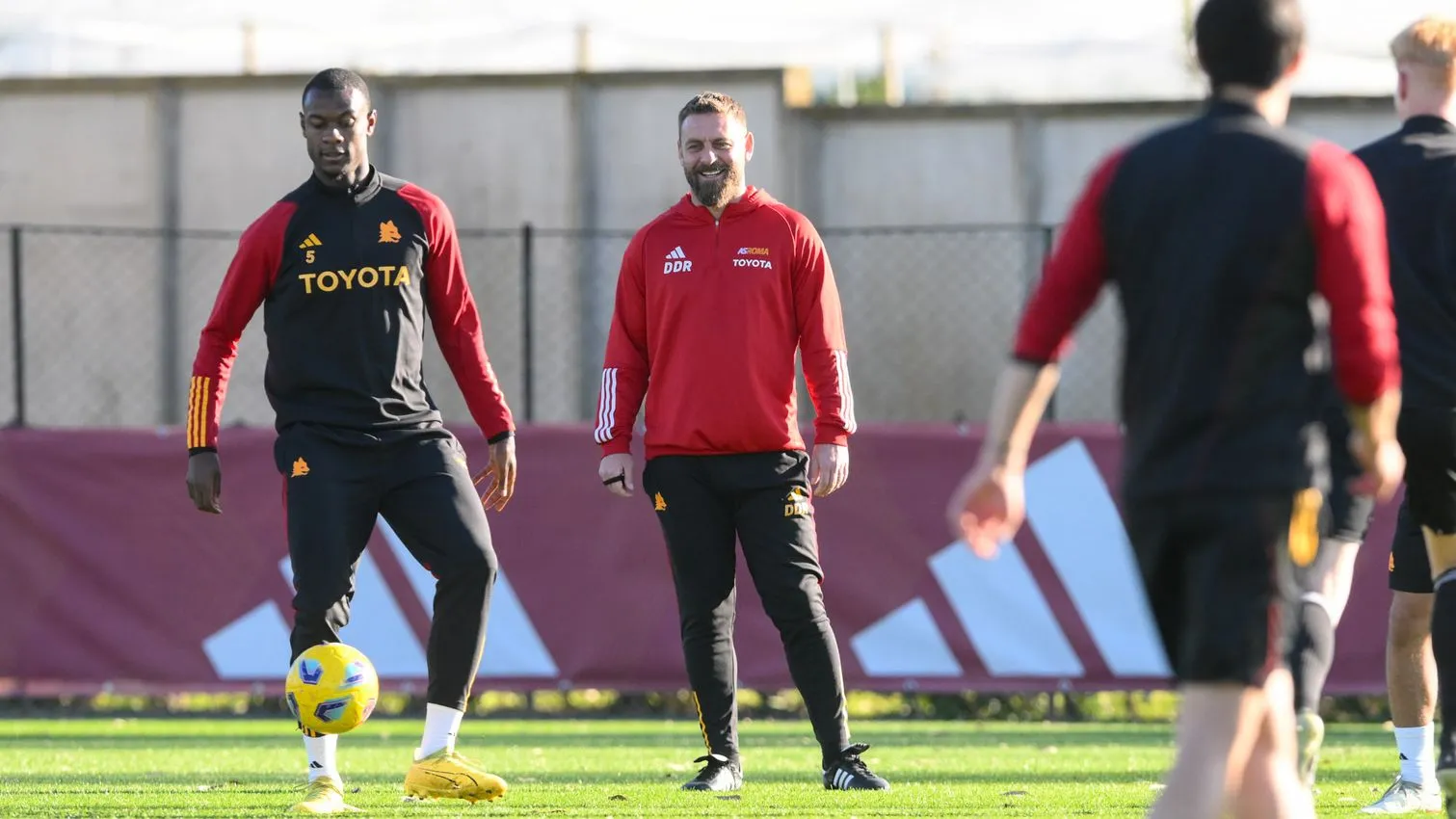 de rossi e ndicka trigoria