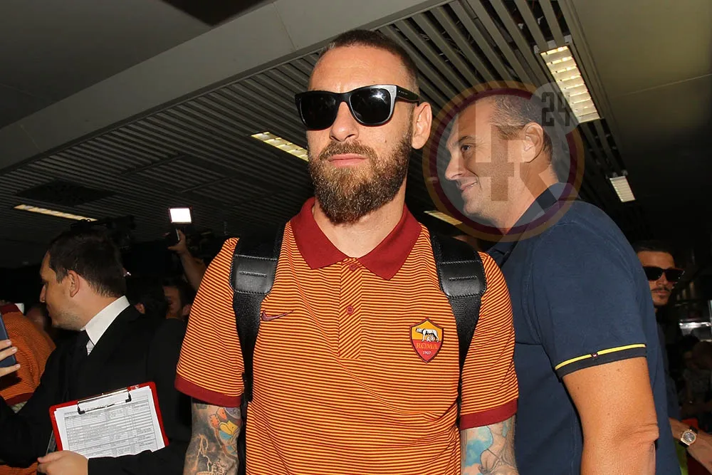 de rossi fiumicino roma in partenza per boston 230716