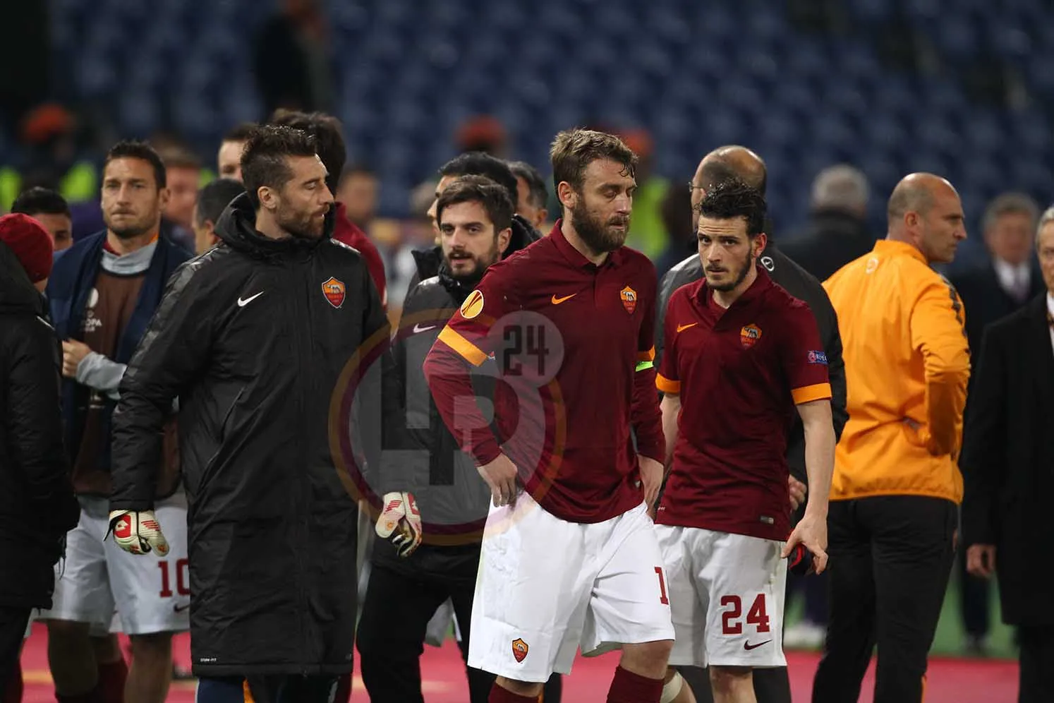 de rossi florenzi de sanctis roma fiore 190315 mancini
