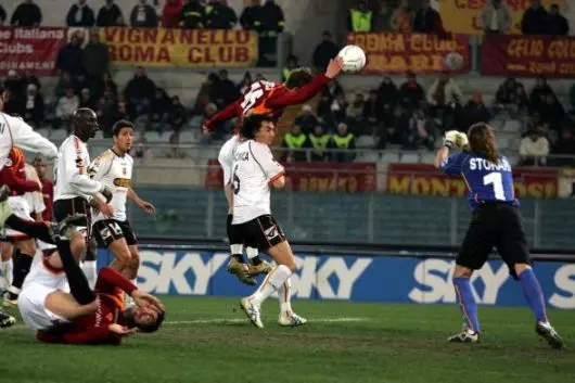 de rossi gol mano roma messina