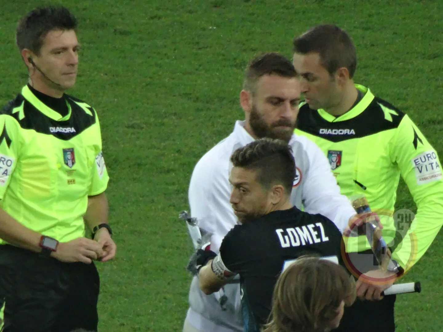 de rossi gomez atalanta roma
