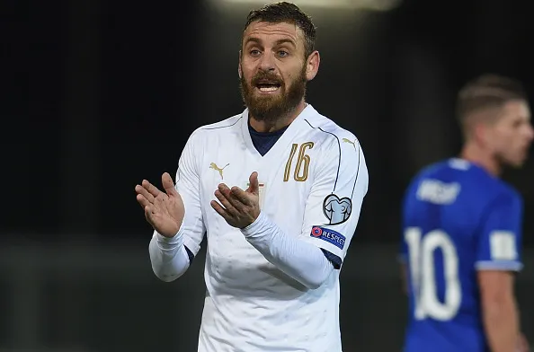 de rossi italia maglia bianca
