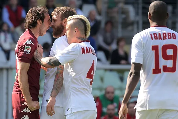 de rossi moretti testa a testa toro roma