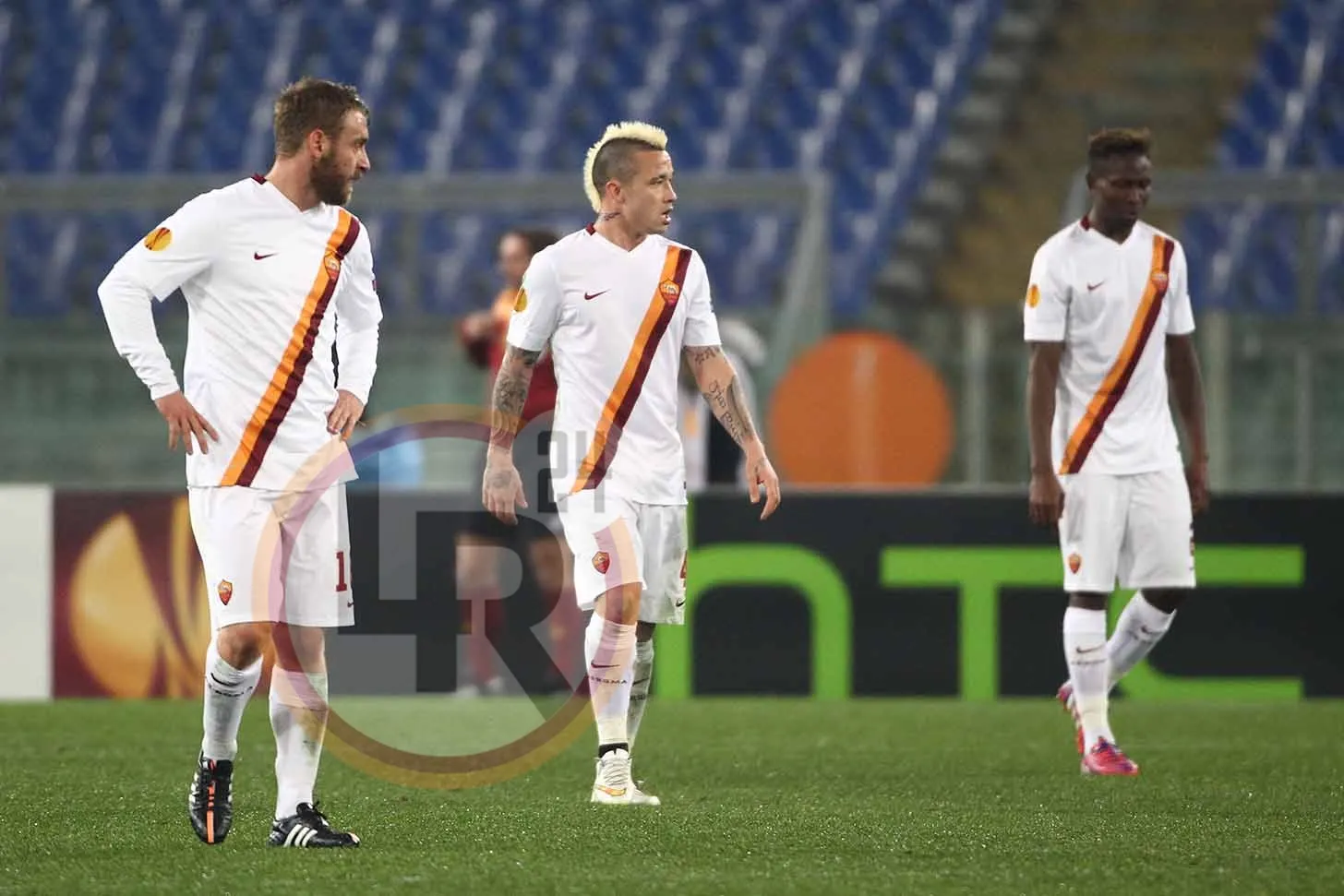 de rossi nainggolan yanga mbiwa tristi roma feyenoord 20022015 foto gino