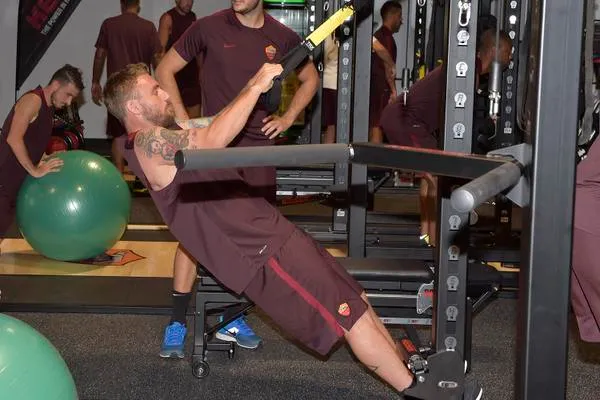 de rossi palestra allenamento