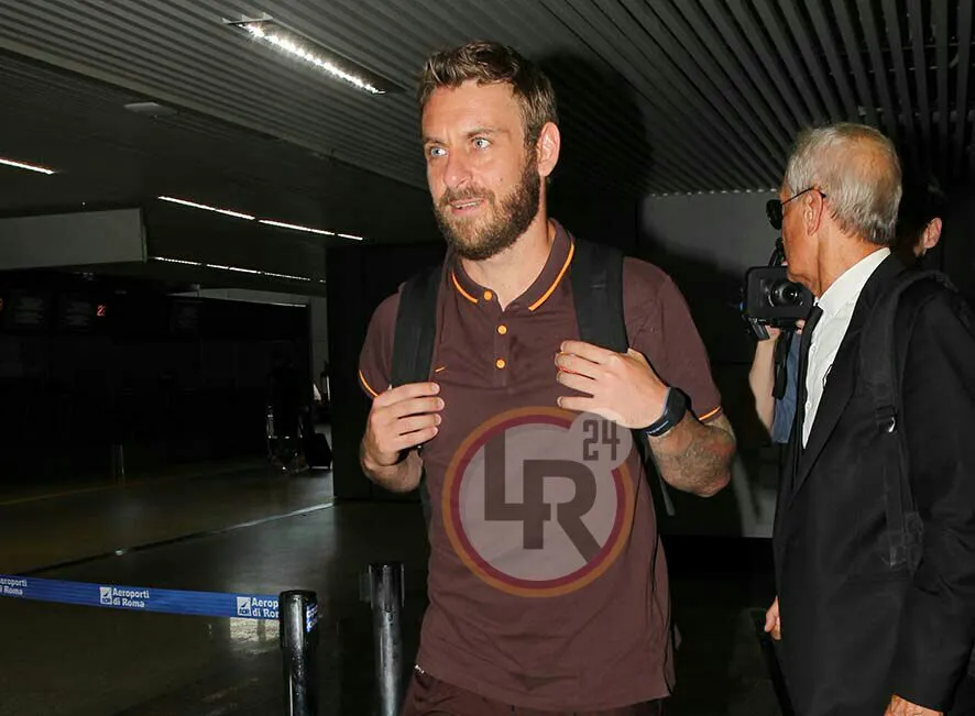 de rossi partenza fiumicino