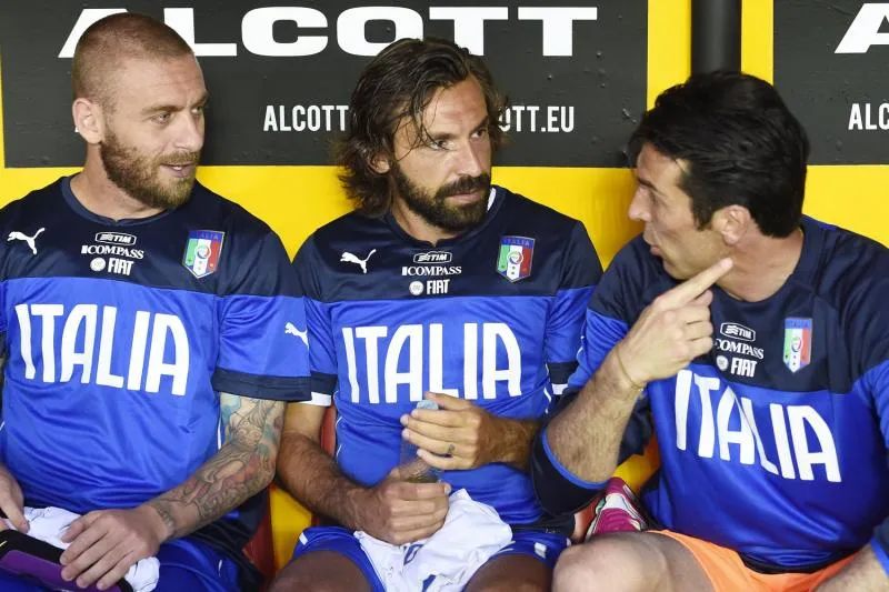 de rossi pirlo buffon italia