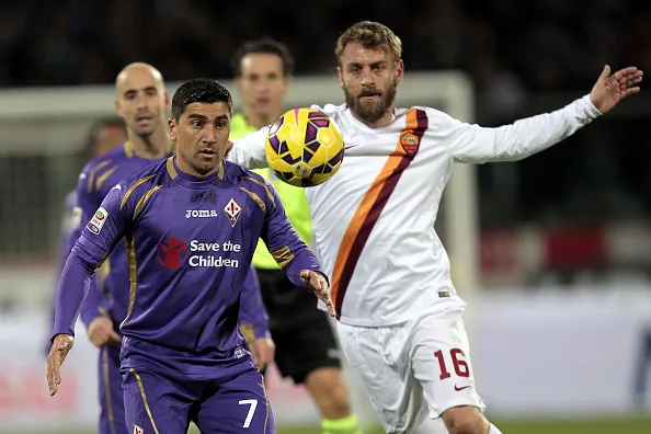 de rossi pizarro fiorentina roma 26012015
