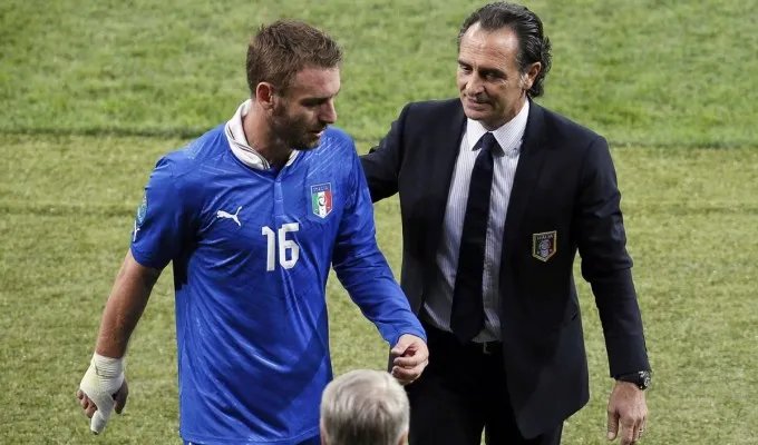 de rossi prandelli italia