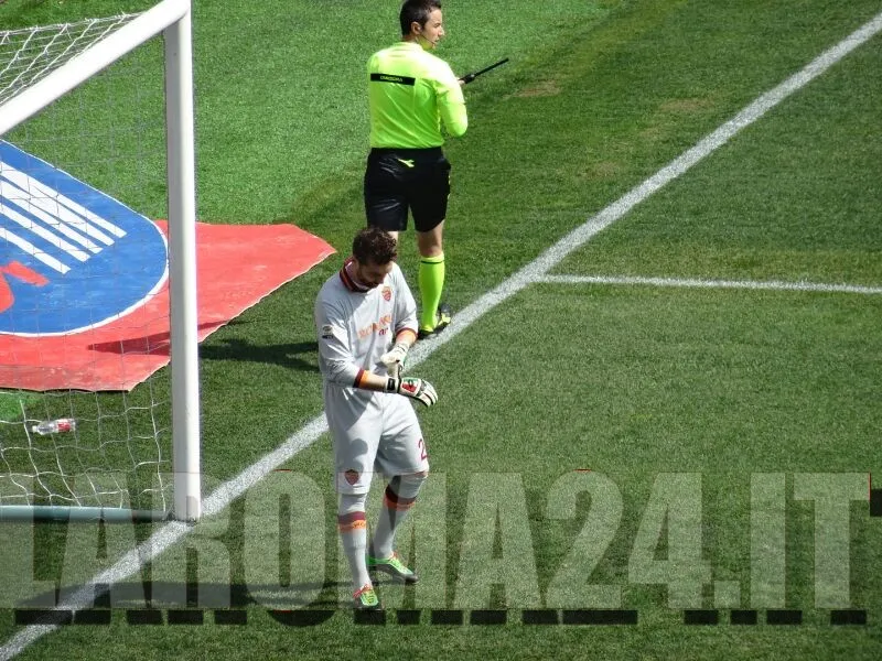 de sanctis tutta figura sassuolo roma