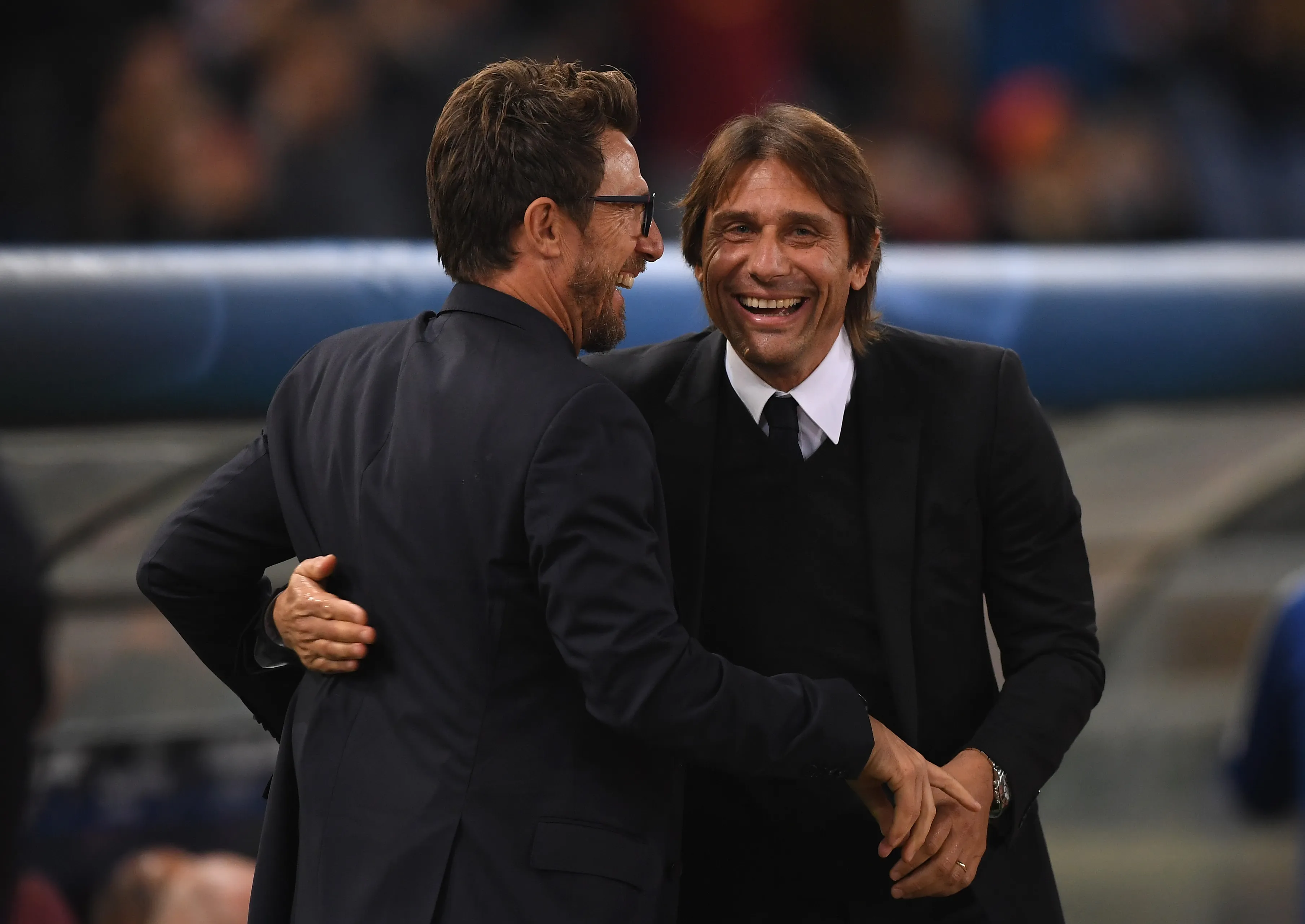 di francesco conte saluto roma chelsea 311017