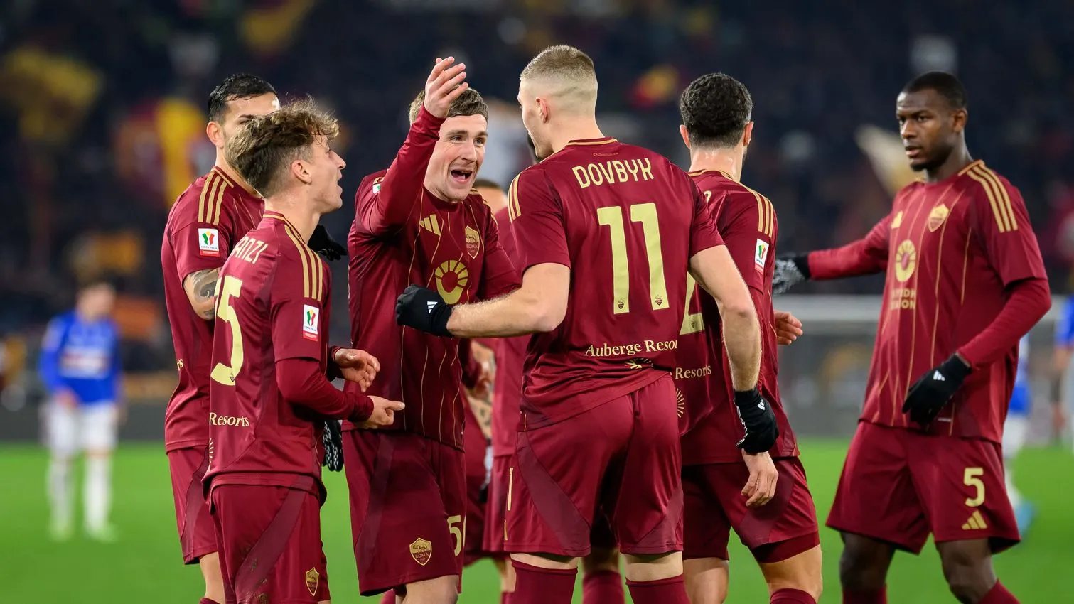dovbyk e saelemaekers roma sampdoria