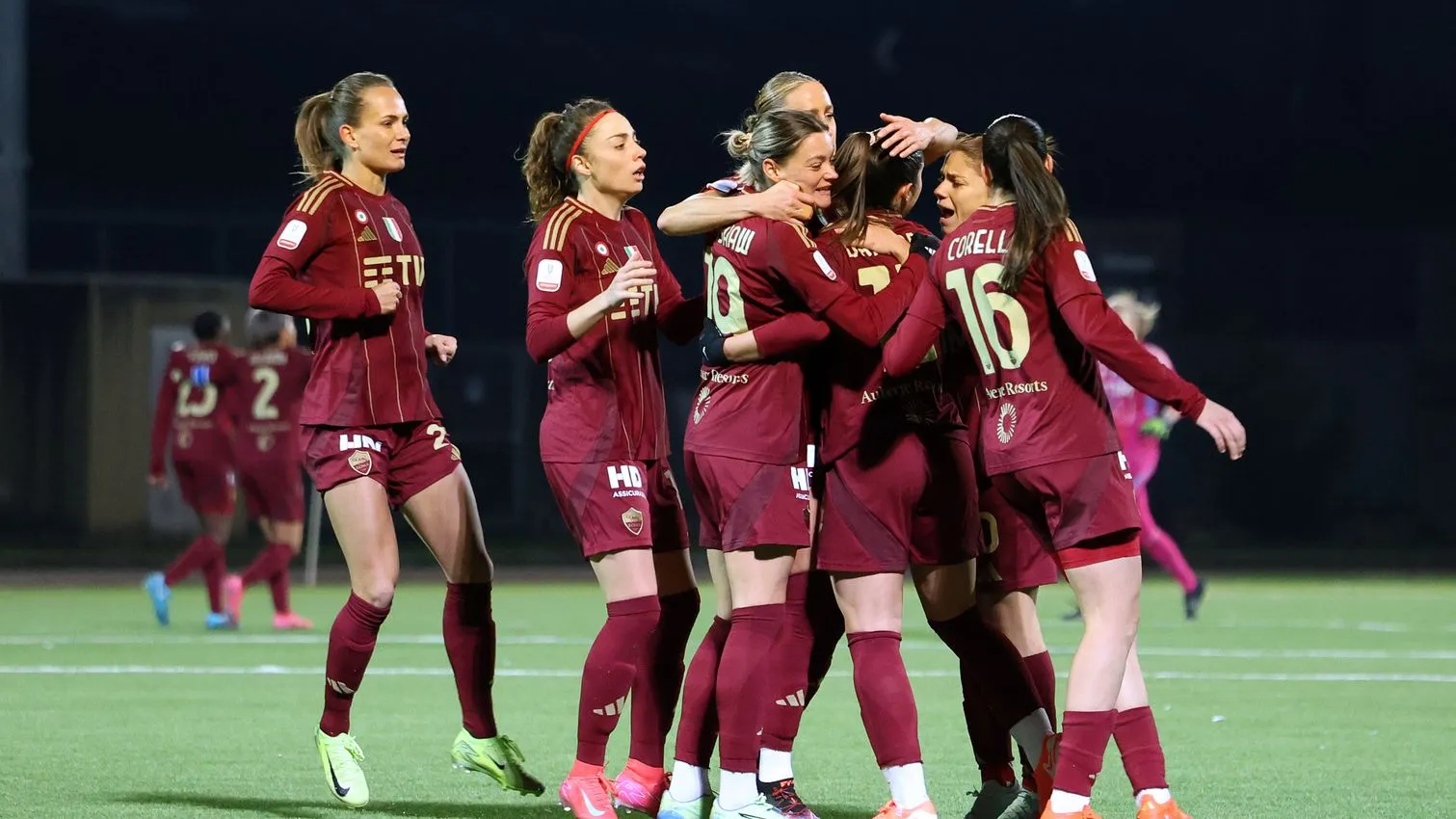 dragoni gol napoli roma femminile