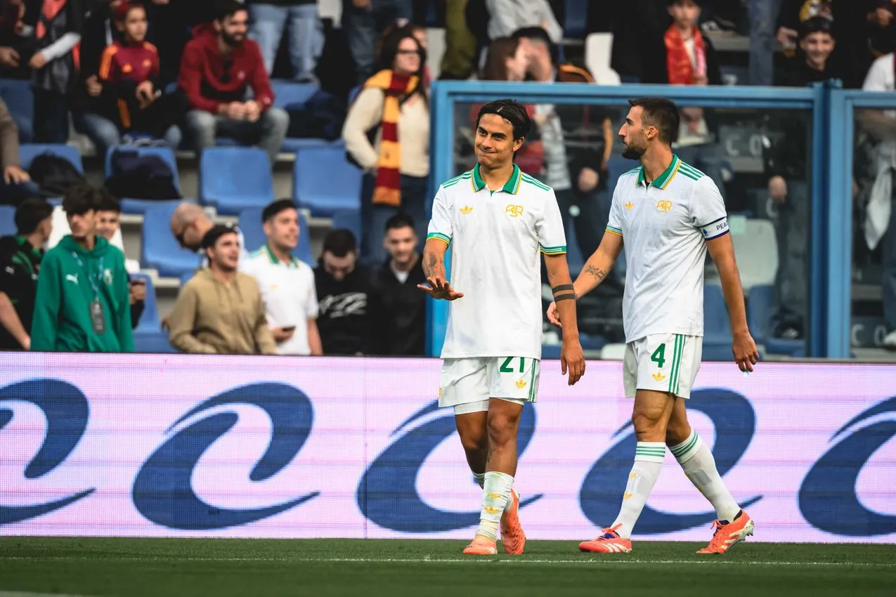 dybala 2 sassuolo roma