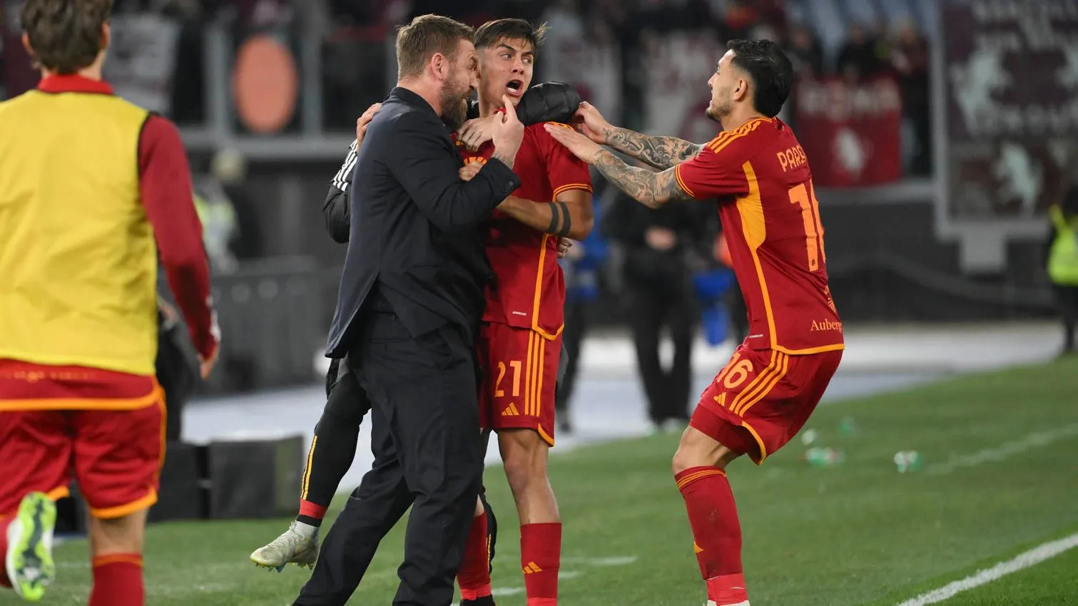 dybala de rossi e paredes roma torino