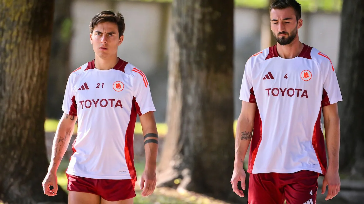 dybala e cristante trigoria