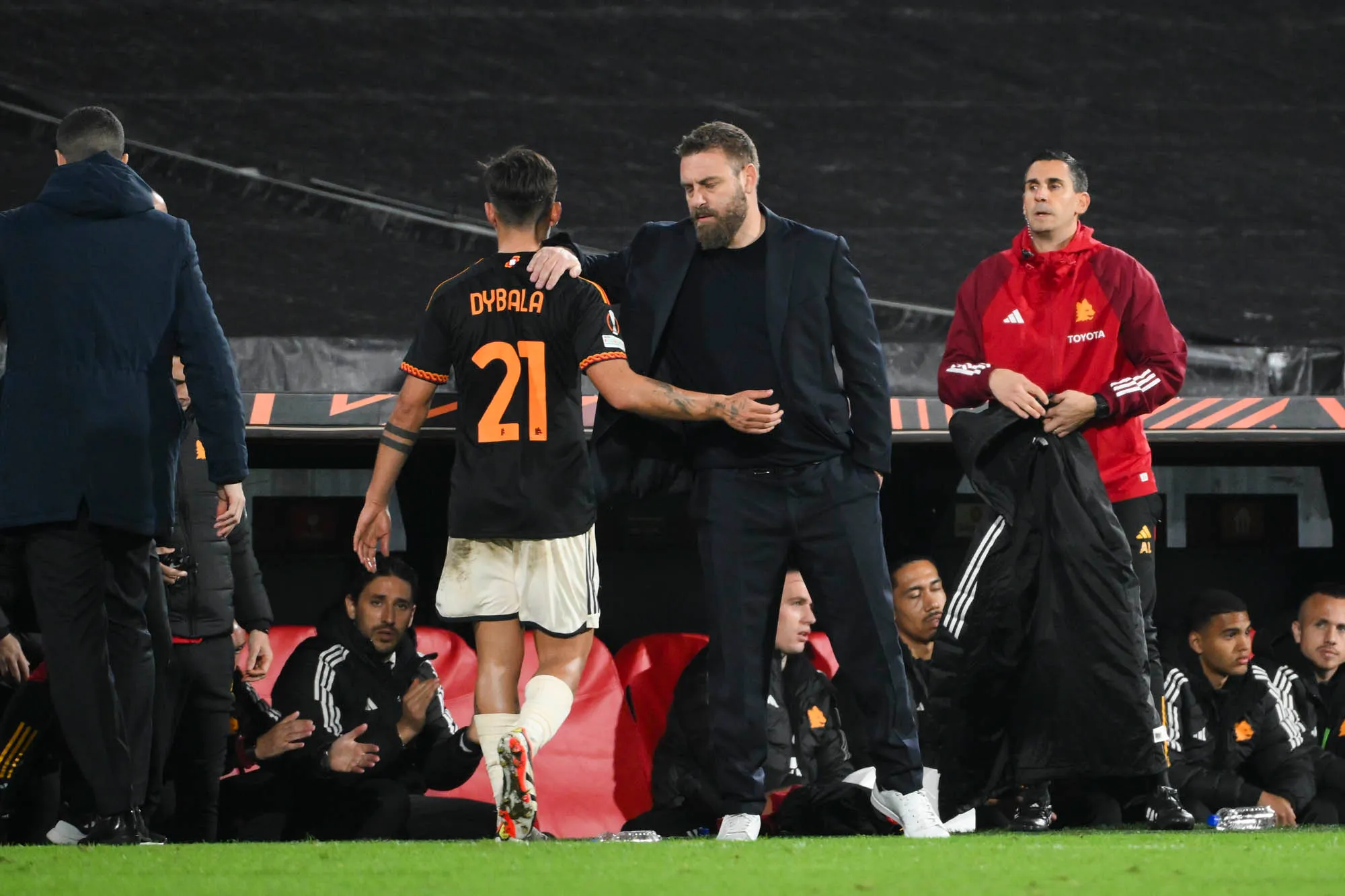 dybala e de rossi feyenoord roma