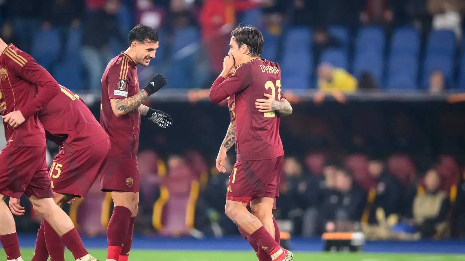 dybala e paredes roma eintracht