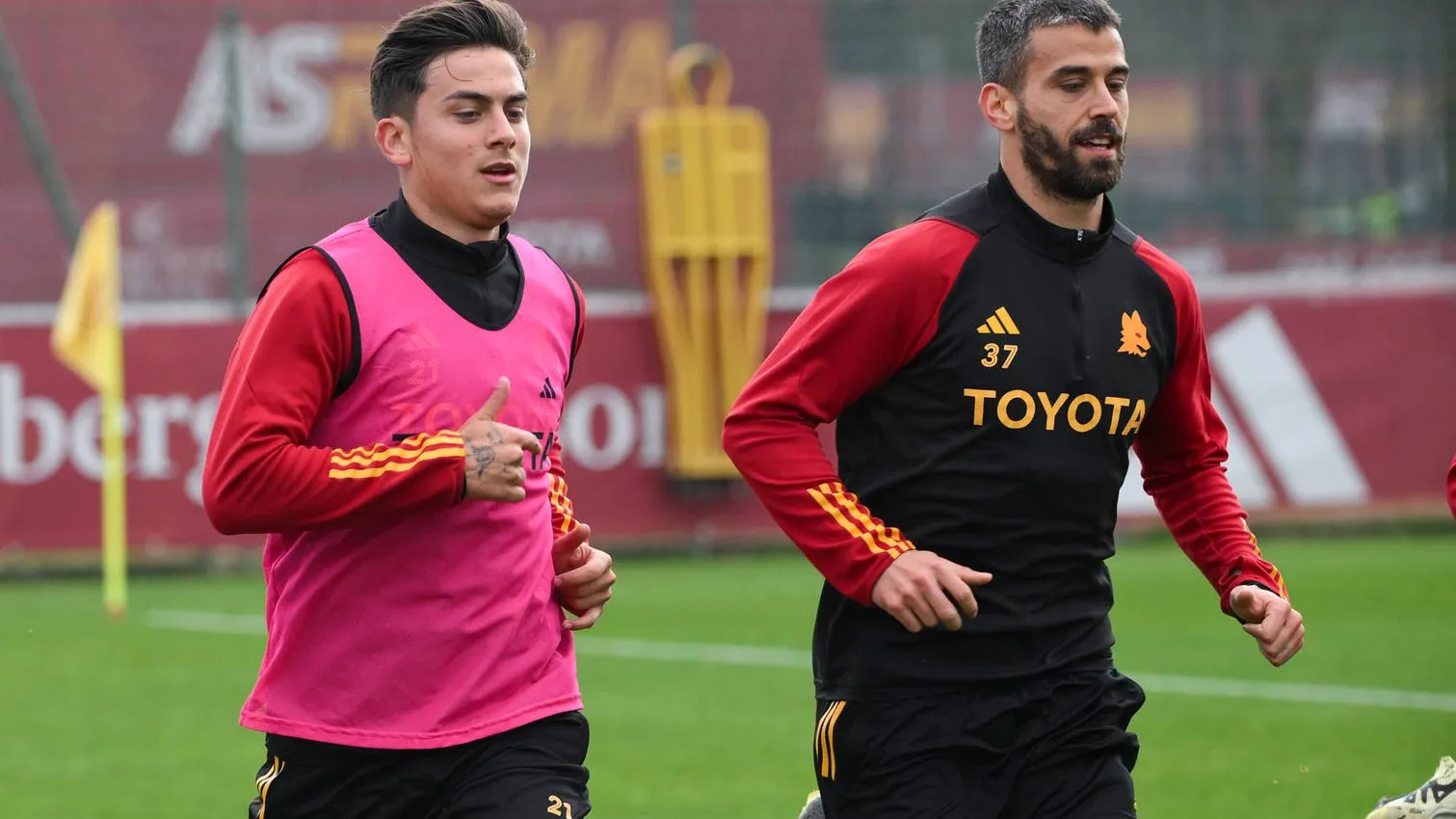 dybala e spinazzola trigoria