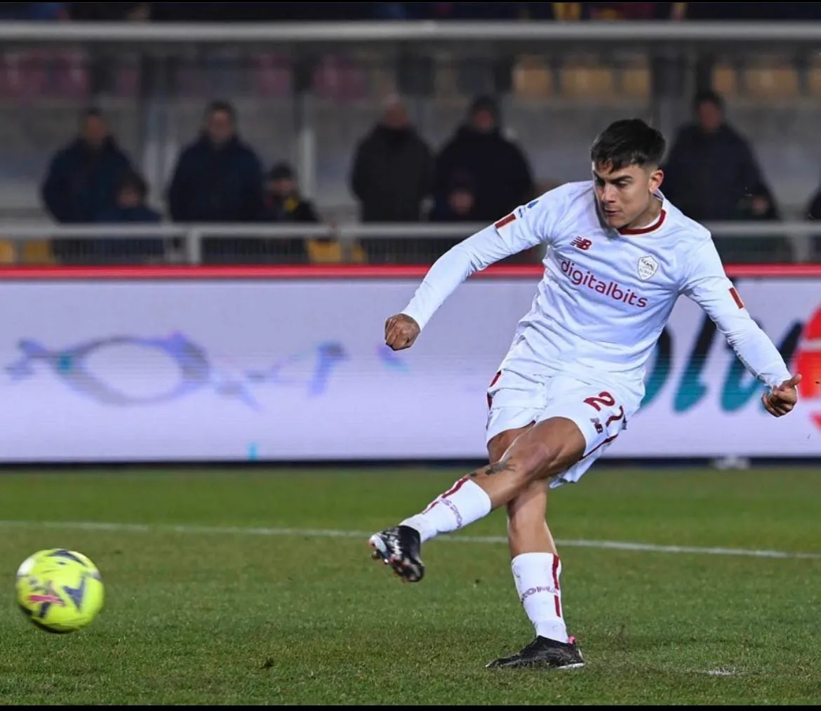 dybala gol lecce roma