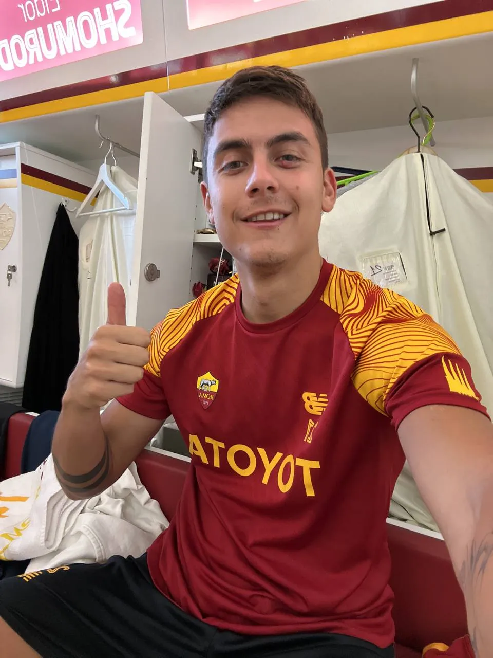 dybala selfie da telegram