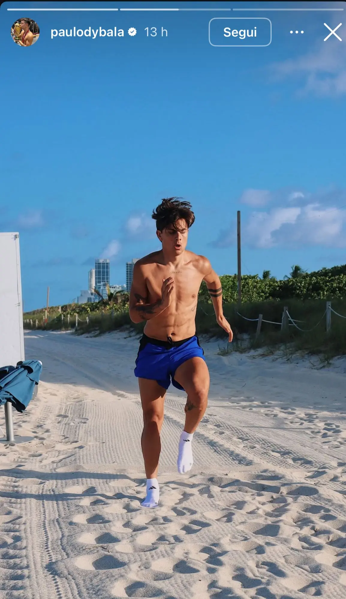 dybala spiaggia ig