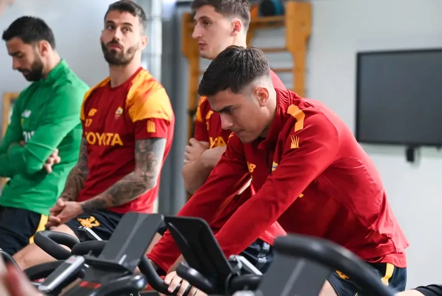 dybala spinazzola kumbulla palestra