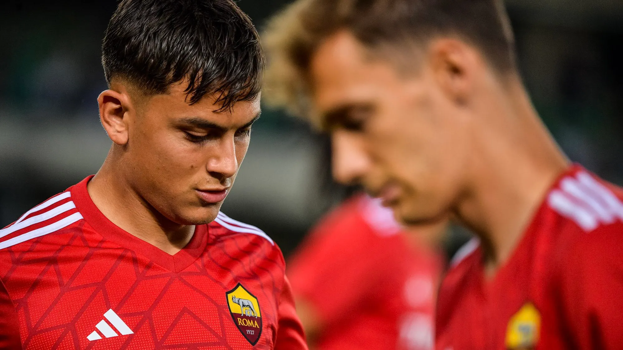 dybala verona roma riscaldamento