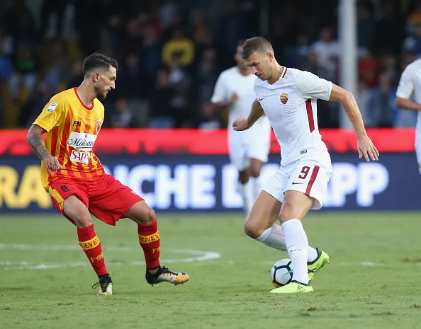 dzeko azione benevento roma