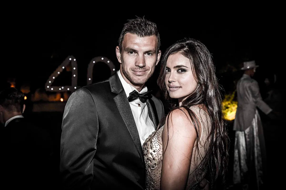 dzeko e moglie