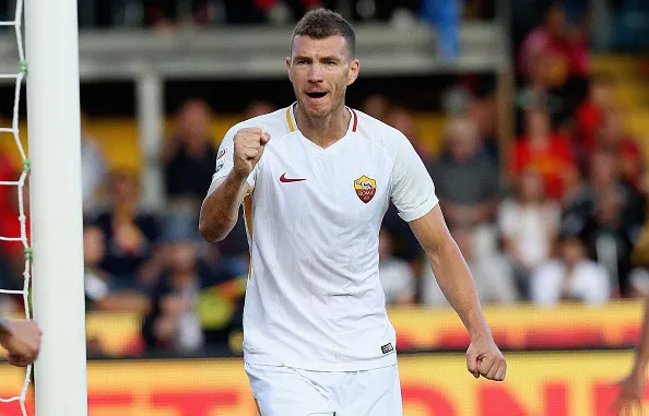 dzeko esulta benevento roma