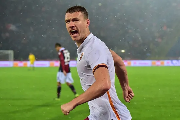 dzeko esulta pp bologna roma1