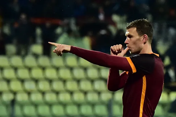 dzeko esulta profilo carpi roma
