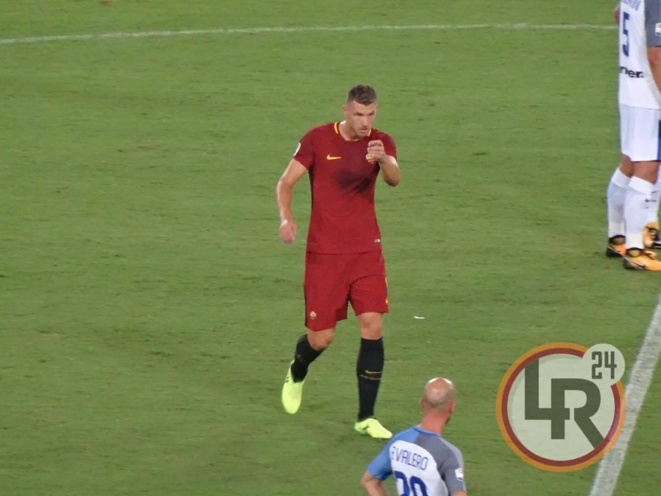 dzeko gol roma inter