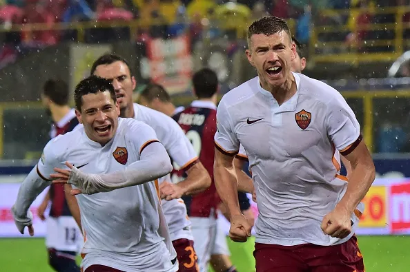 dzeko iturbe bologna roma
