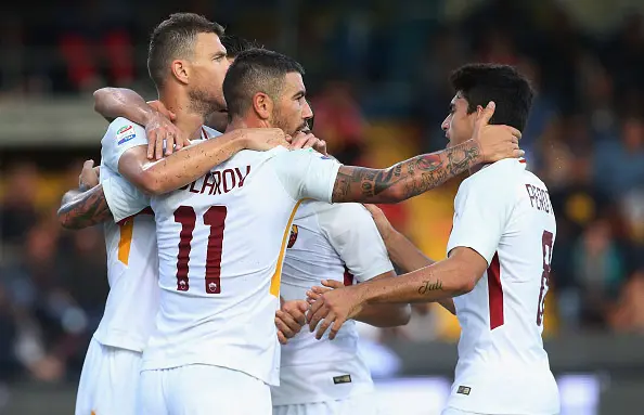 dzeko kolarov perotti benevento roma