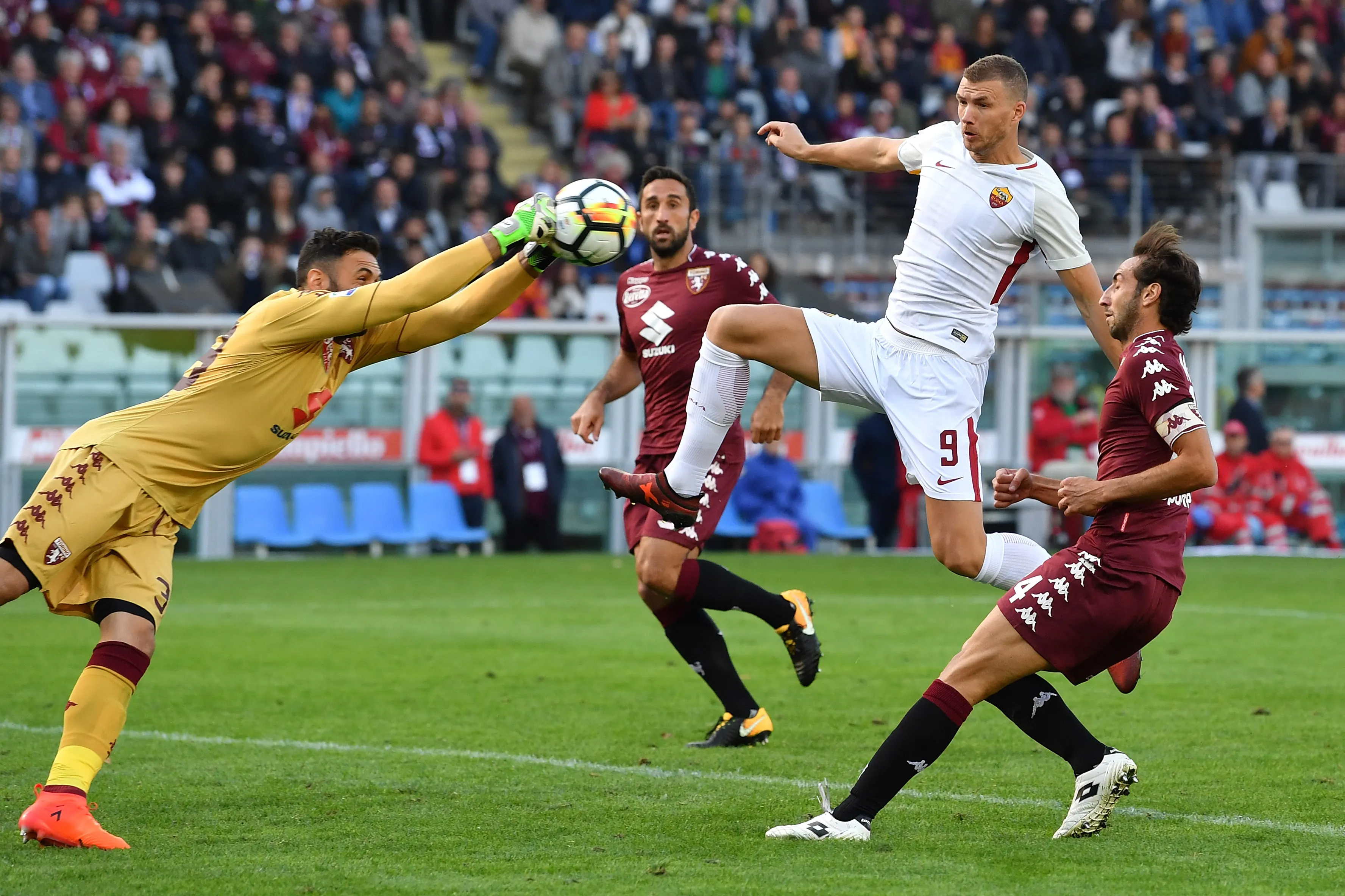 dzeko manca aggancio torino roma