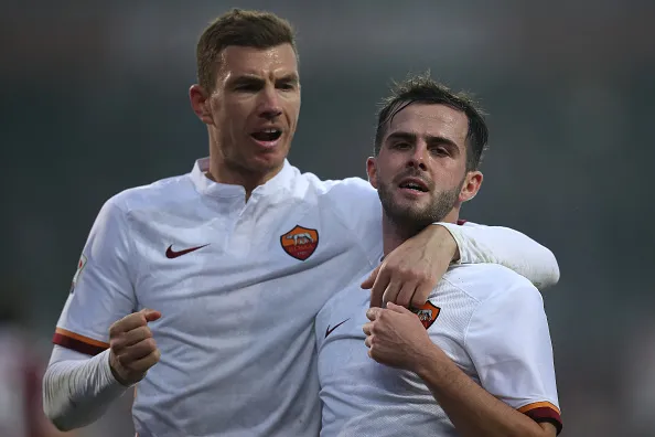 dzeko pjanic toro roma
