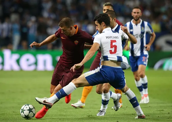 dzeko porto roma