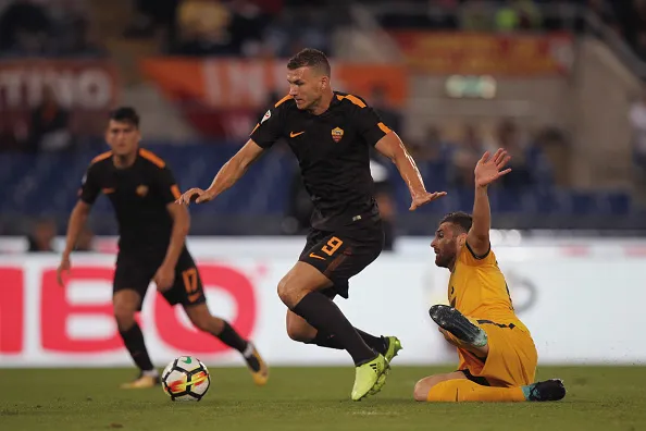 dzeko roma verona