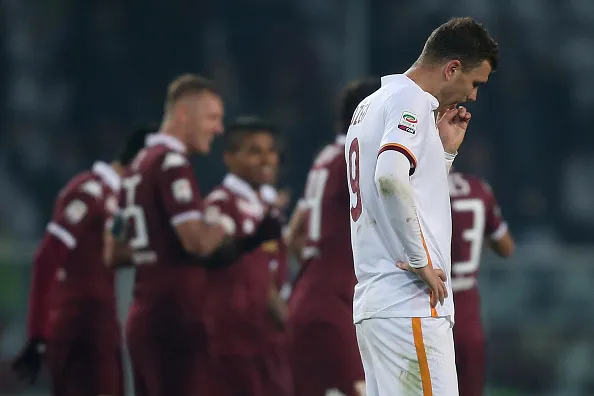 dzeko testa bassa toro roma
