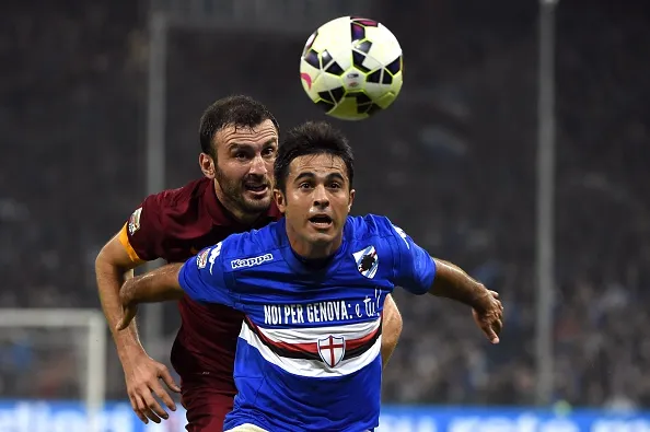 eder difende su torosidis sampdoria roma 25102014