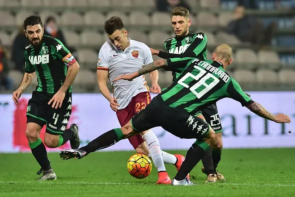 el shaarawy cannavaro sassuolo roma