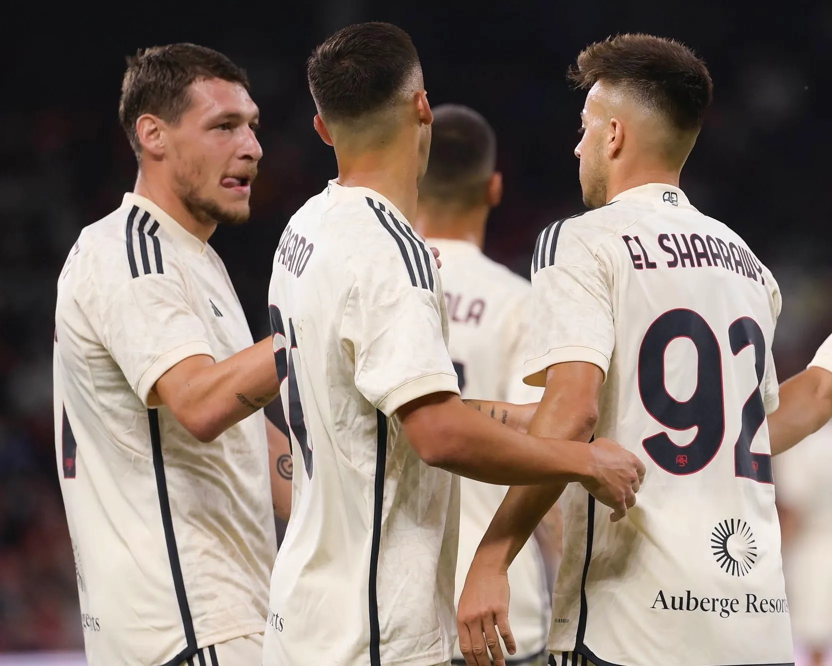 el shaarawy e belotti partizani roma
