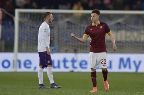 el shaarawy esulta roma fiorentina 040316